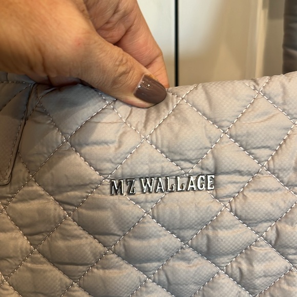 MZ Wallace Gray Quilted Tote - Picture 2 of 13
